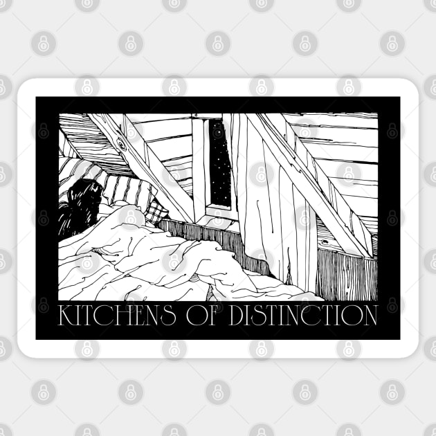 Kitchens Of Distinction --- Original Fan Artwork Sticker by unknown_pleasures